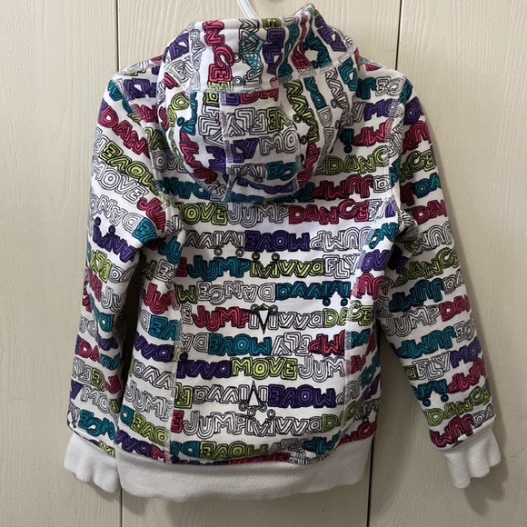 Ivivva White Hoodie with Colourful Words - Picture 6 of 7